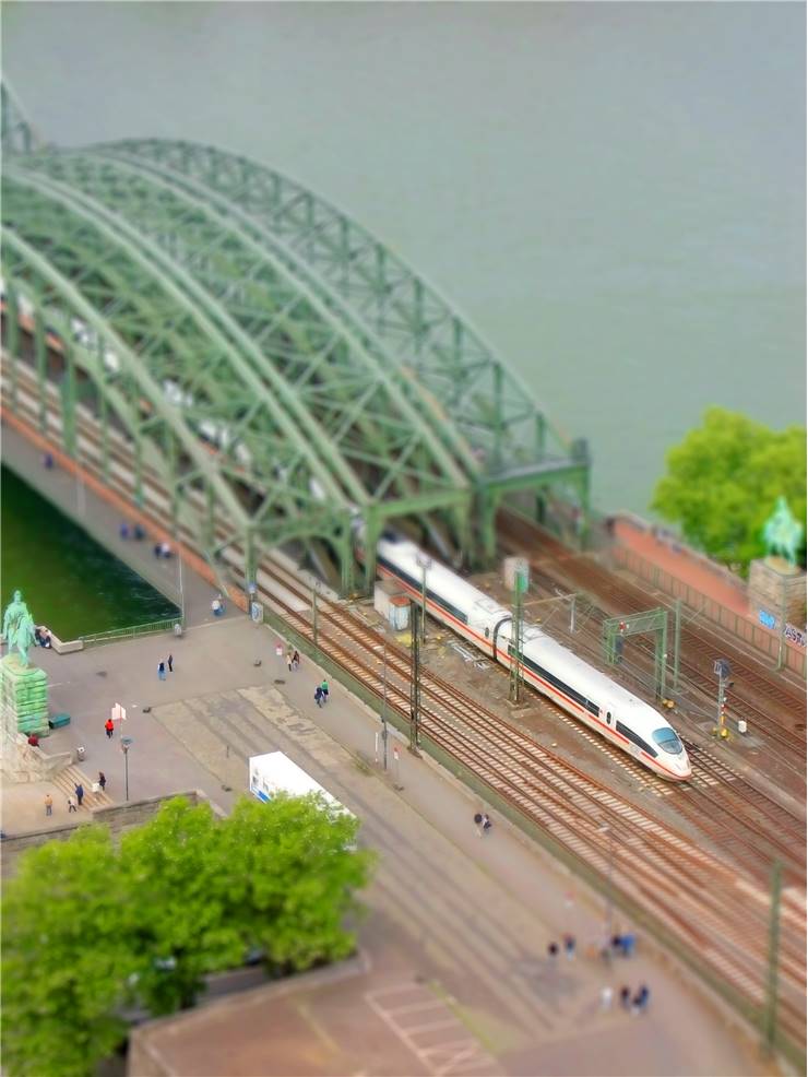 Bridge Railway Miniature Model