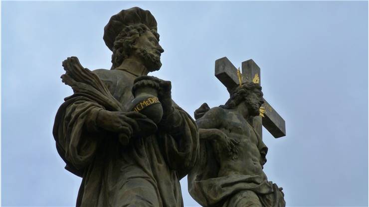 Charles Bridge Statue Crucifix