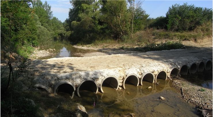 Culvert On River