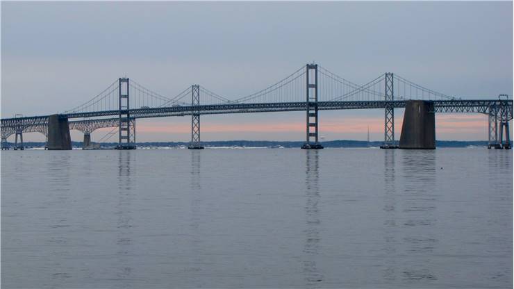 Famous Chesapeake Bay Bridge