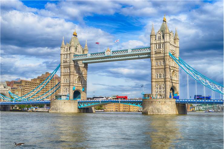 Famous London Tower Bridge