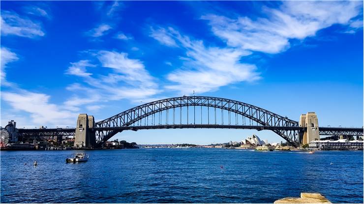 Famous Sydney Harbor Bridge