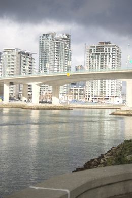 Half Lit Vancouver Bridge