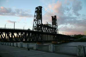 Steel Bridge in Portland - Moveable Bridge