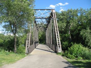 Truss Bridge of Steel